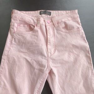 Pink jeans